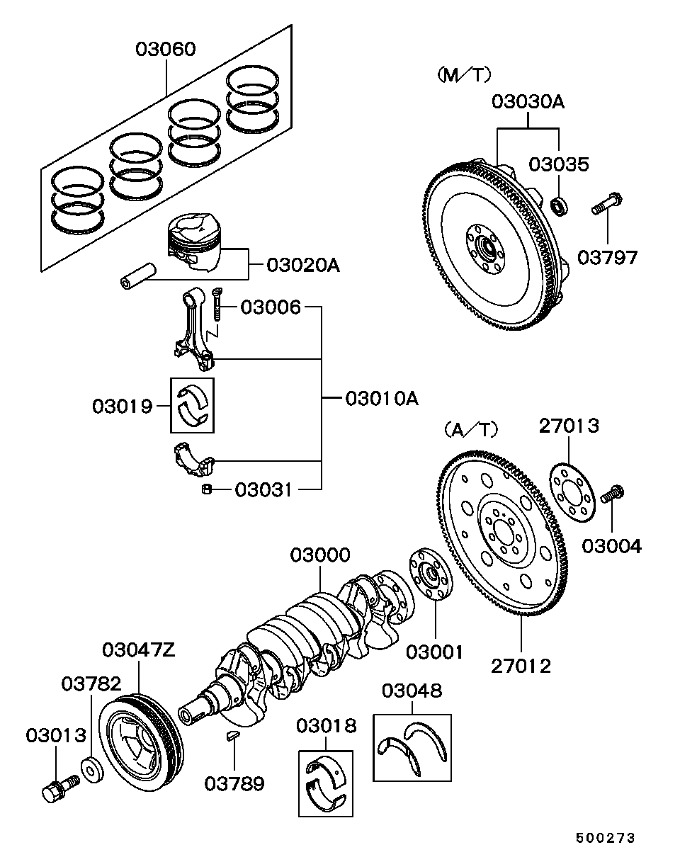 Piston Crankshaft