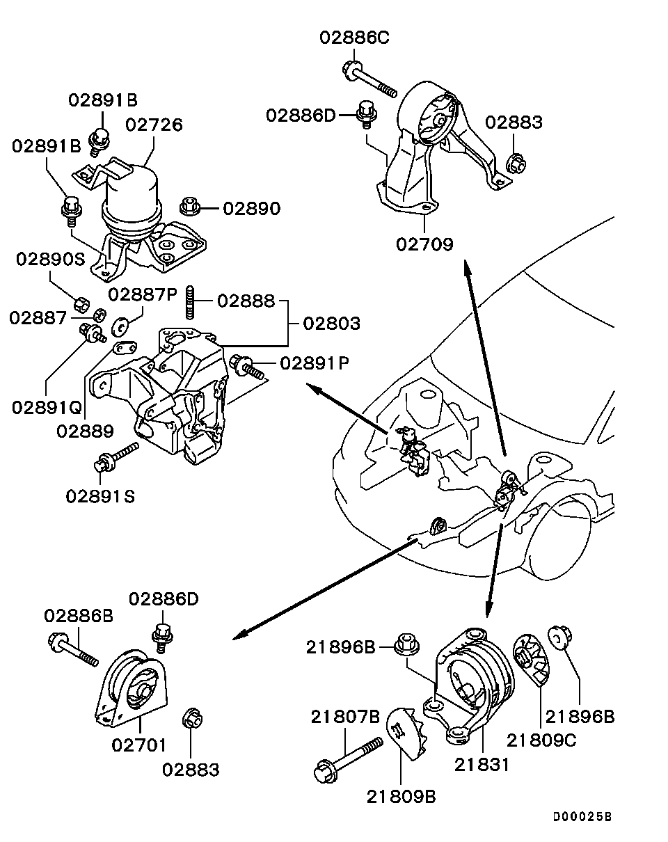 Montaje del motor, soporte