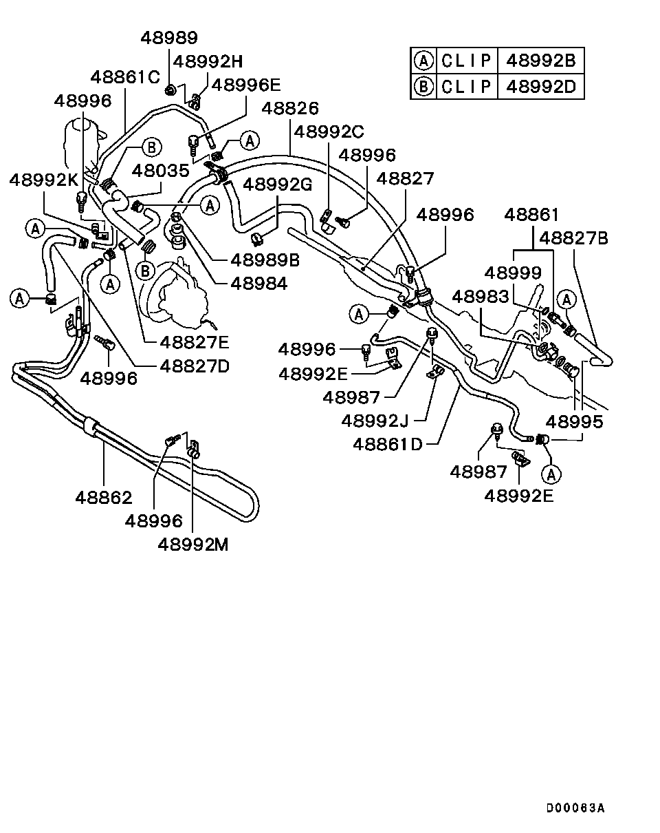 Power Steering Oil Line