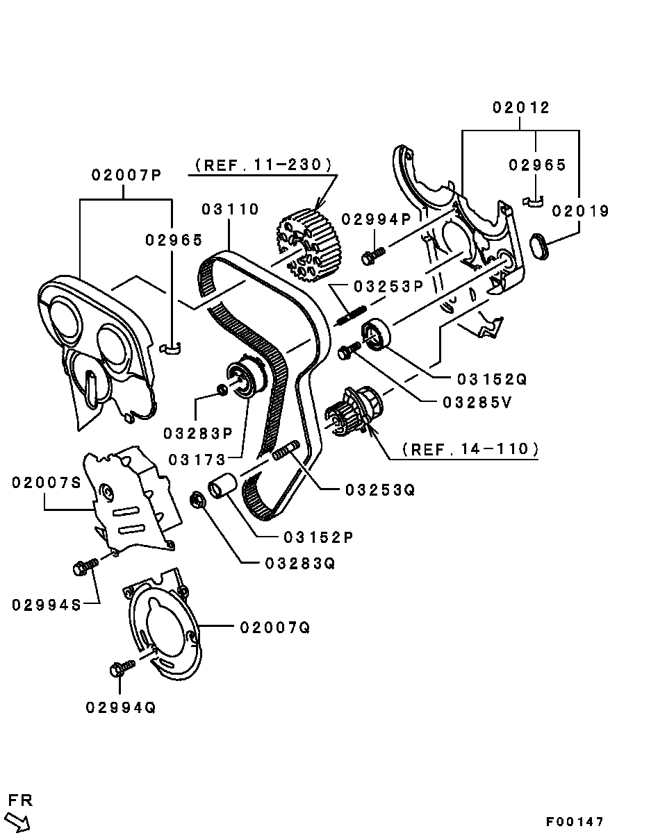 Cover, Rear Plate & Oil Pan