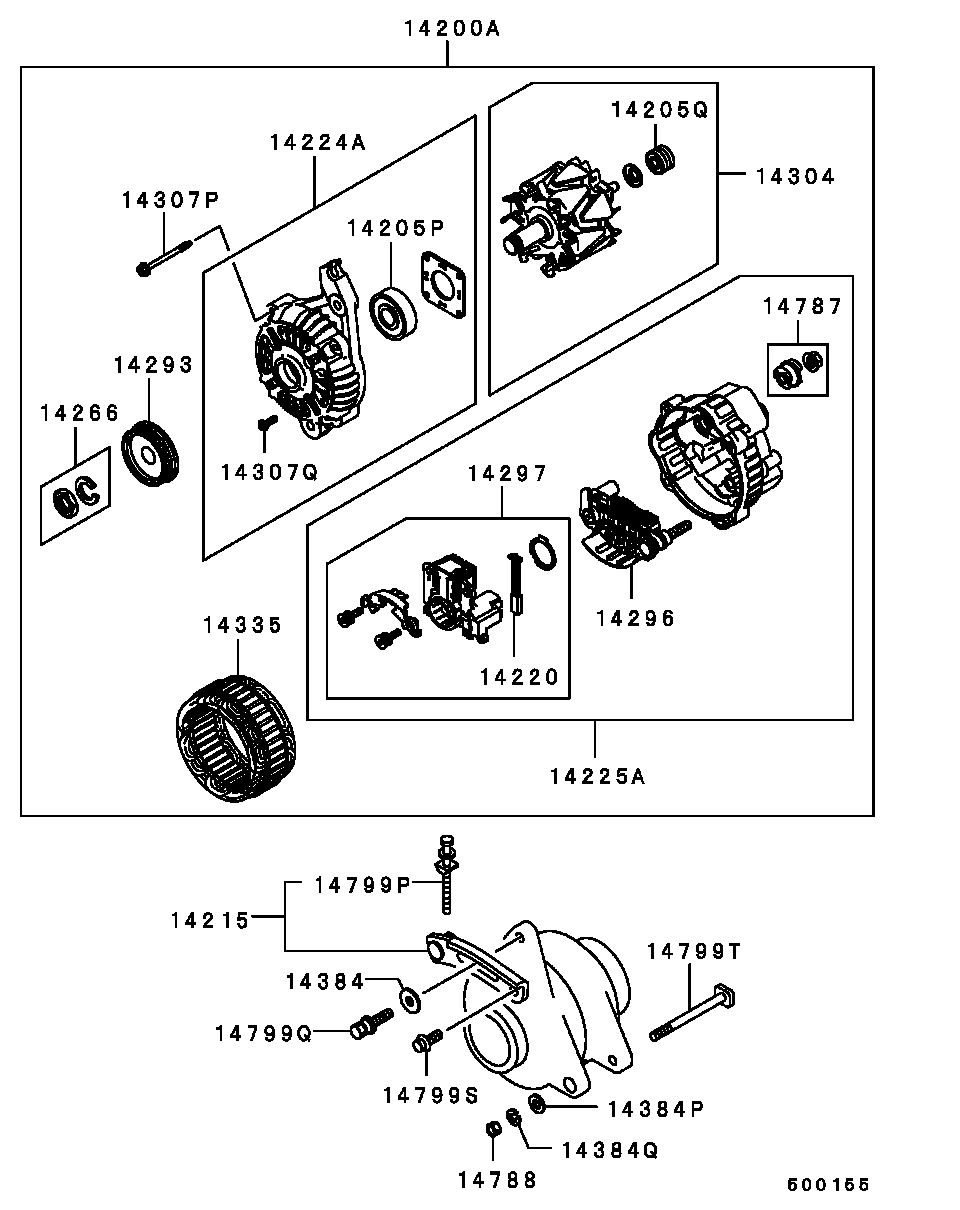 Alternator & Vacuum Pump