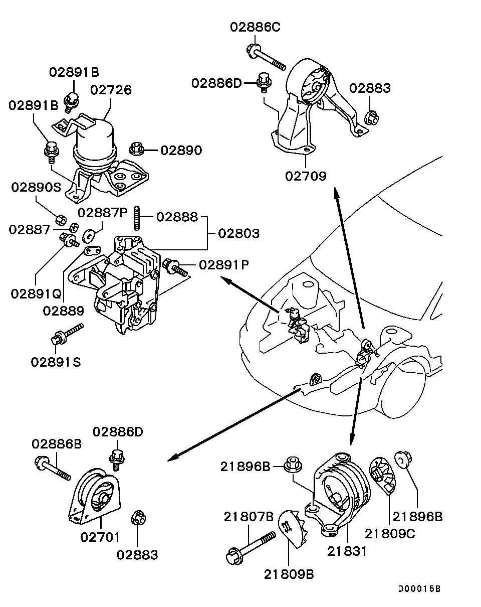 Montaje del motor, soporte