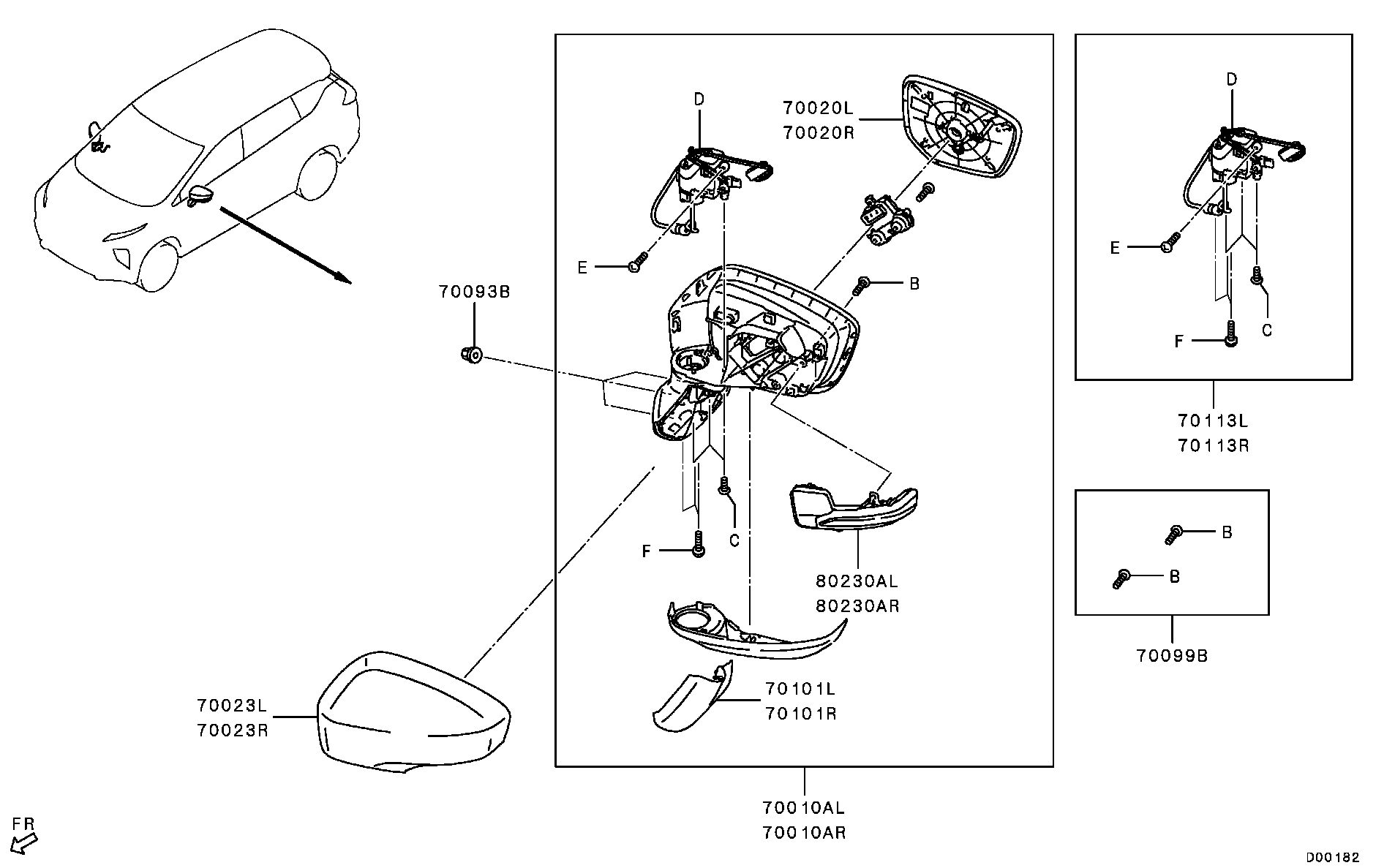 Outside Rear View Mirror