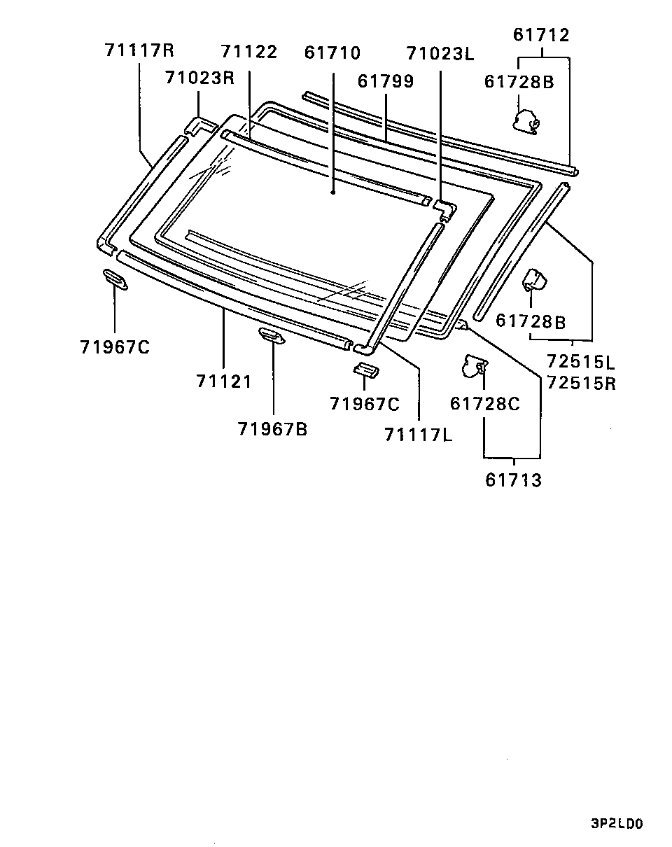 Windshield Glass & Moulding