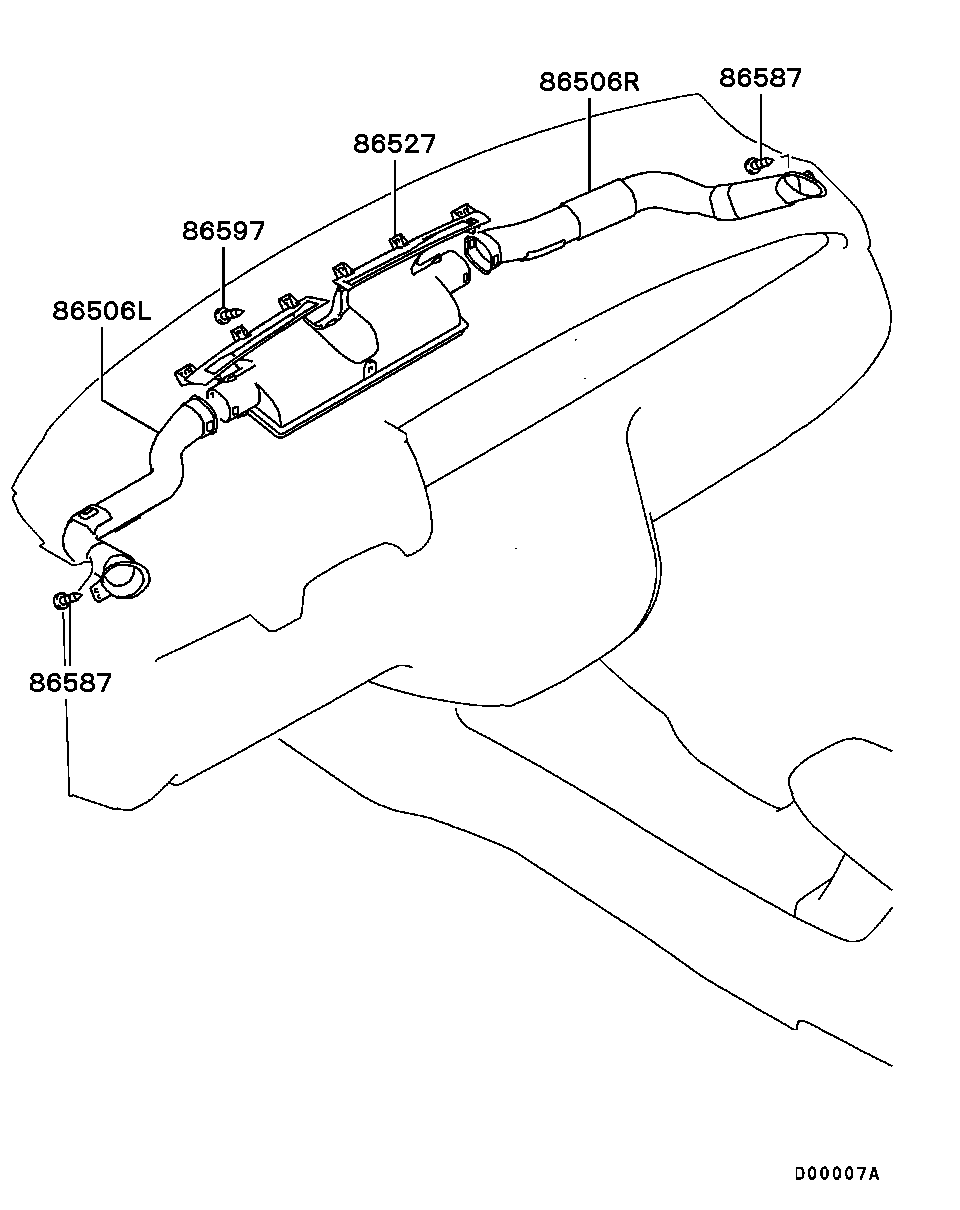 Defroster Nozzle Duct