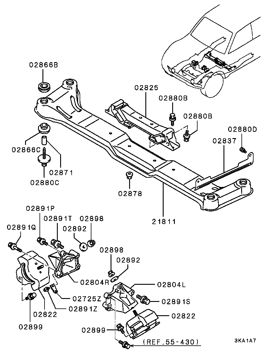 Engine Mounting, Support