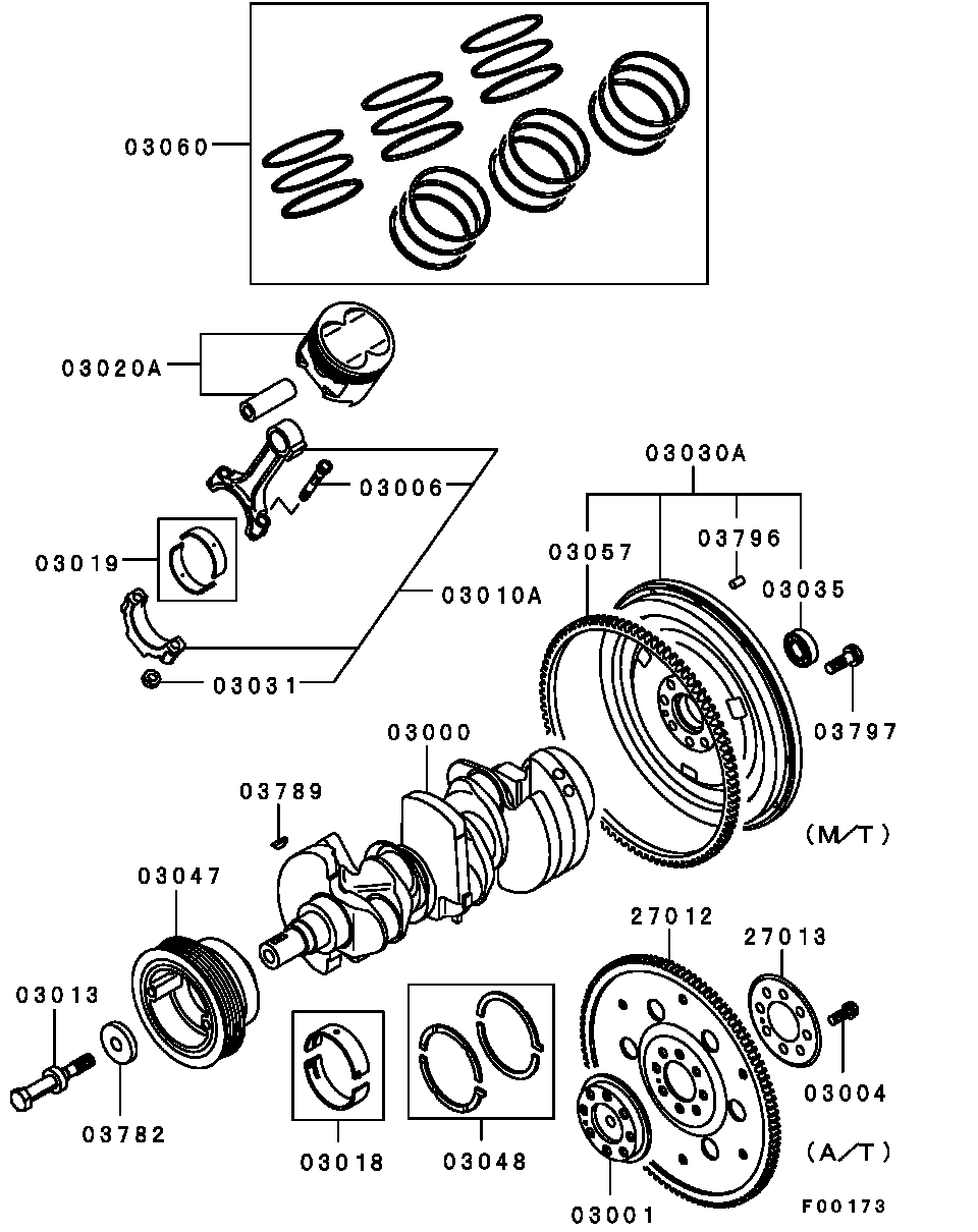 Piston Crankshaft