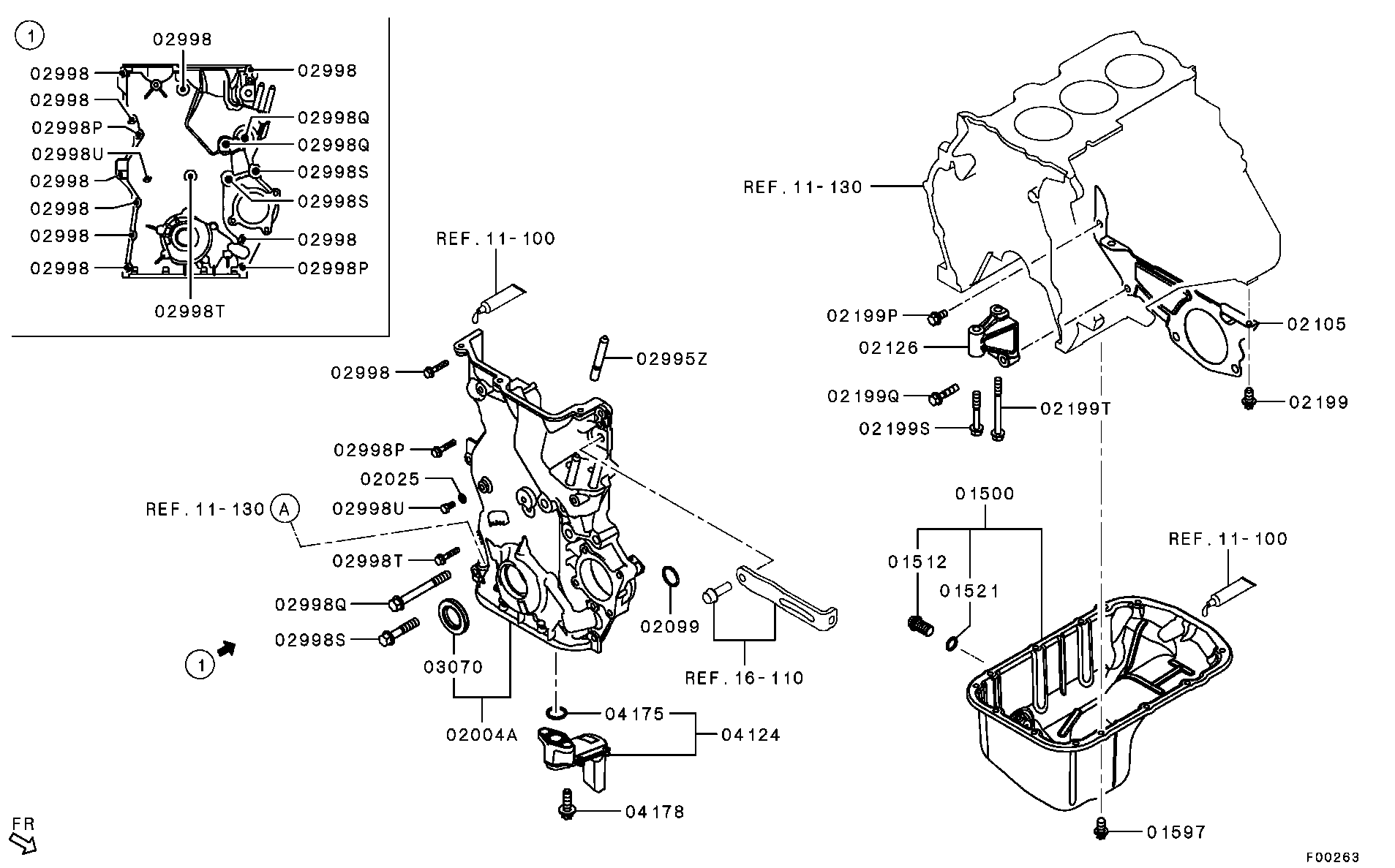Cover, Rear Plate & Oil Pan