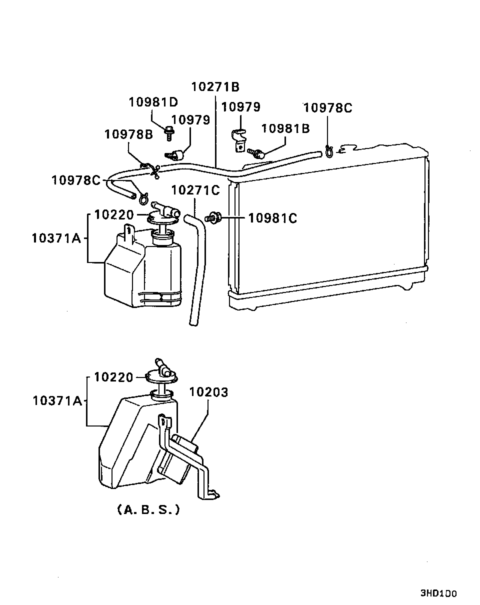 Radiator Hose Condenser Tank