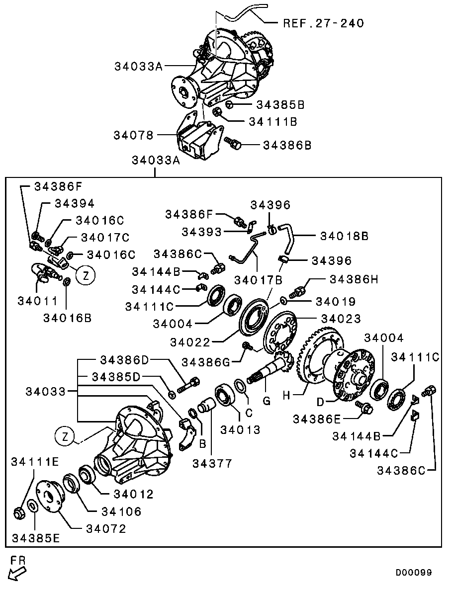 Rear Axle Differential