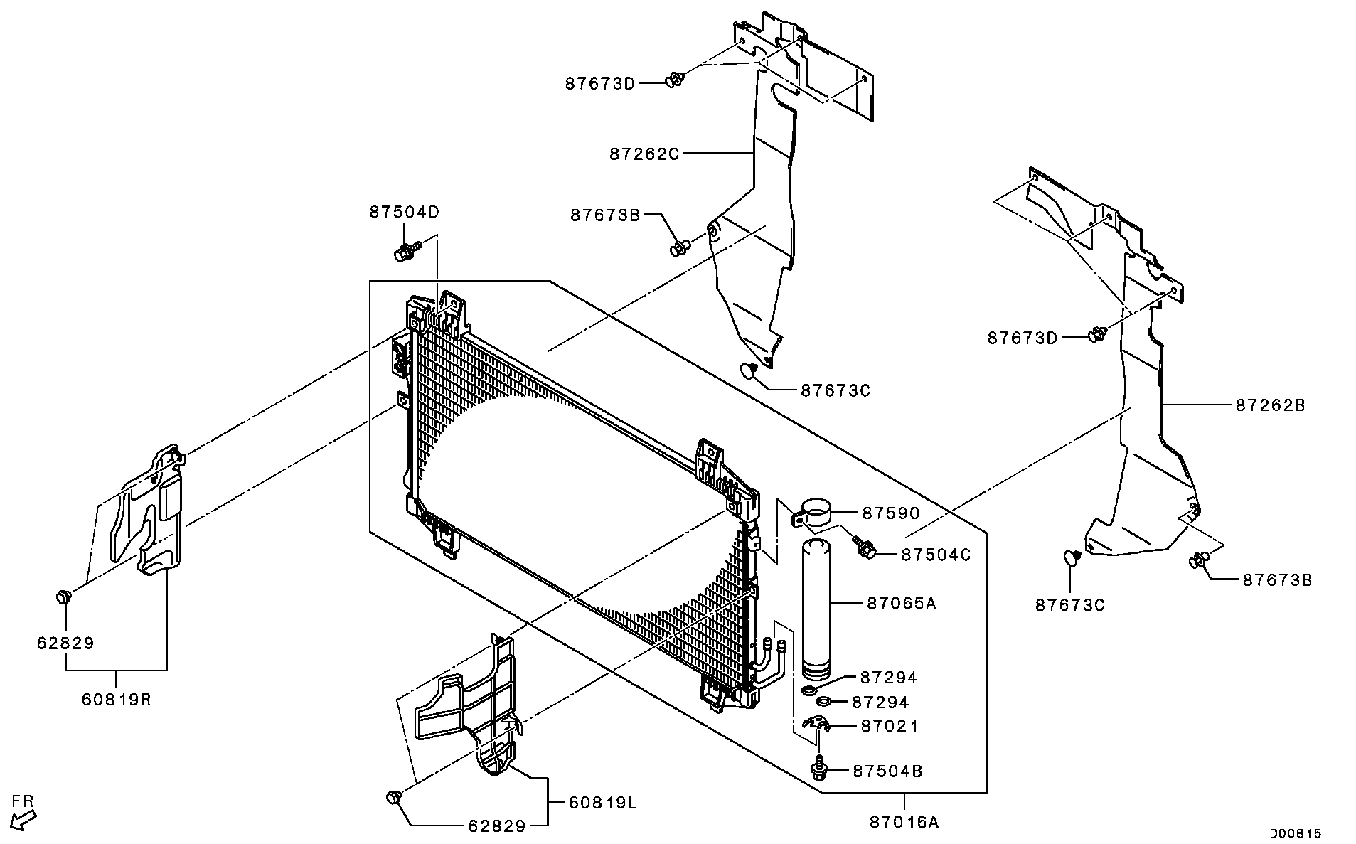 A/C Condenser, Piping