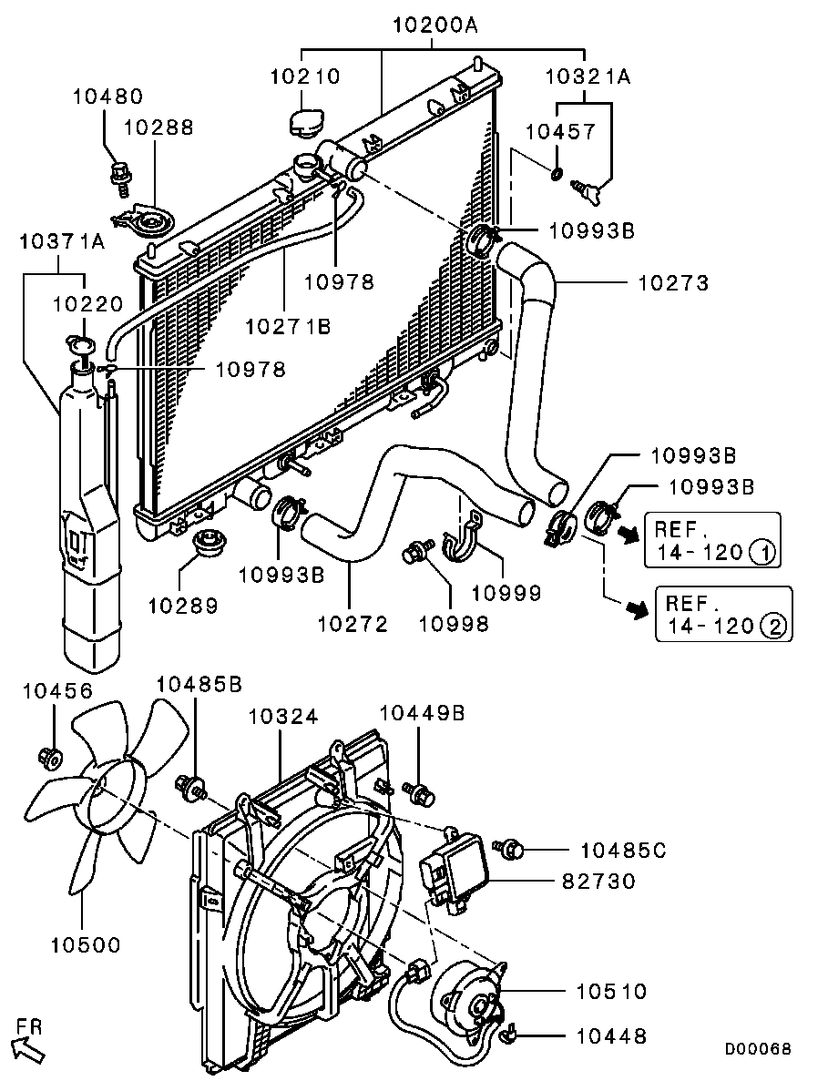 Radiator Hose Condenser Tank
