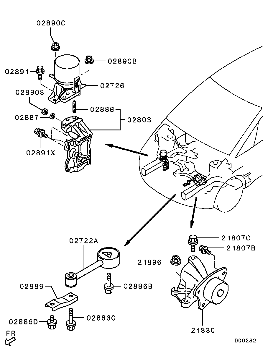 Engine Mounting, Support