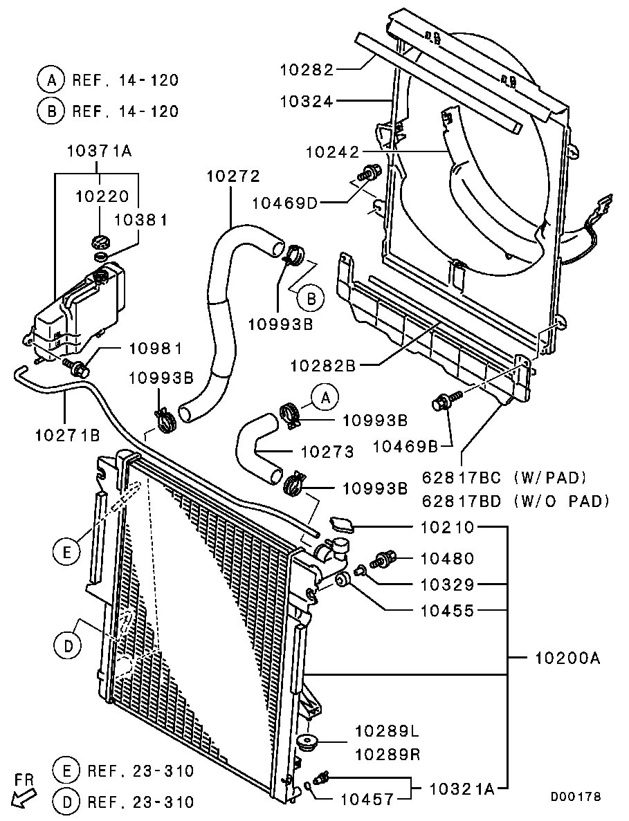 Radiator Hose Condenser Tank