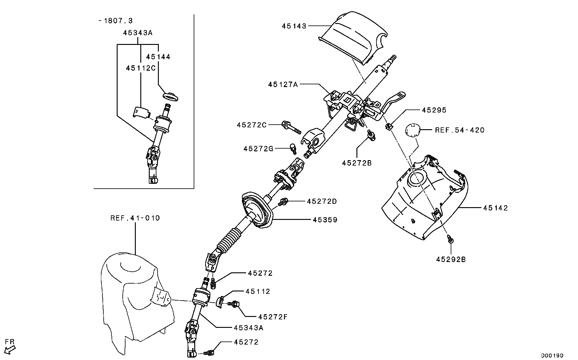Steering Column & Cover