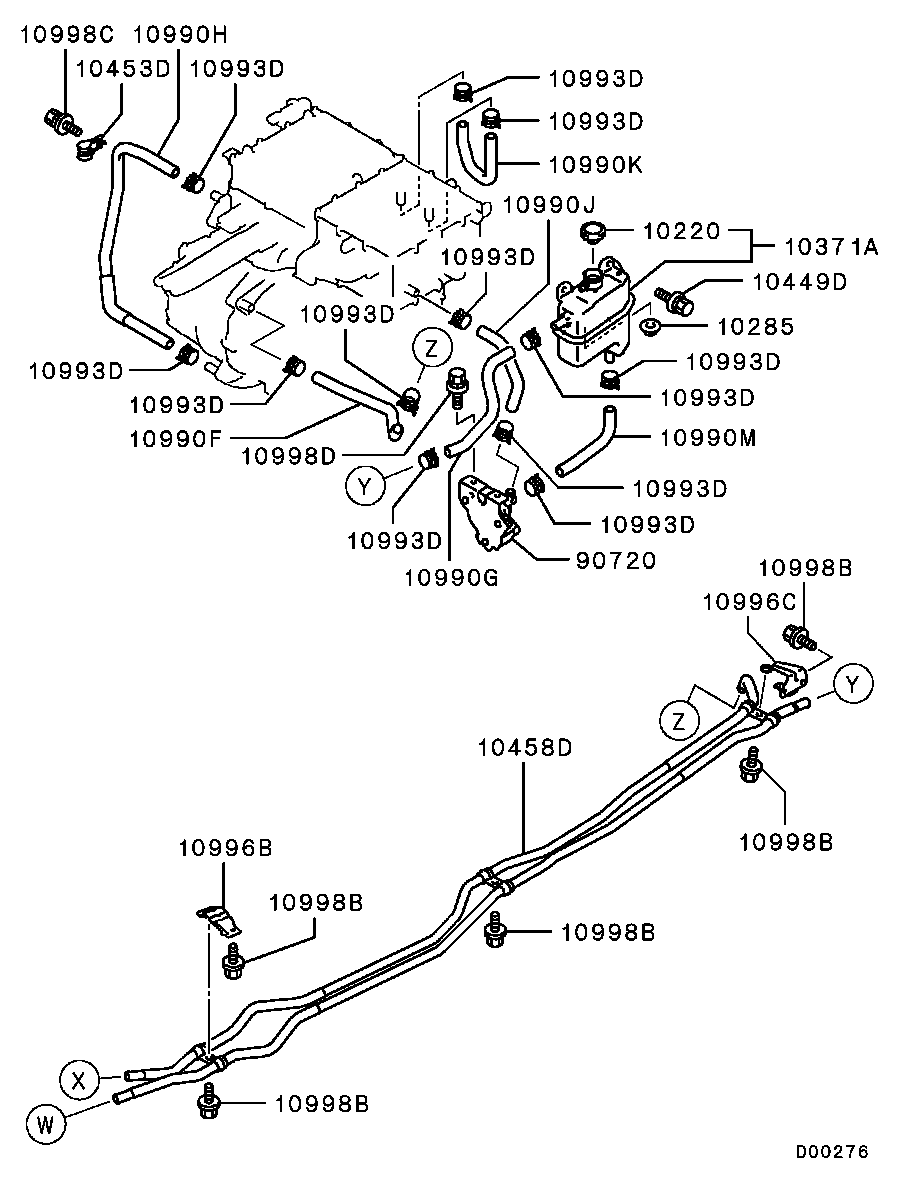 Radiator Hose Condenser Tank