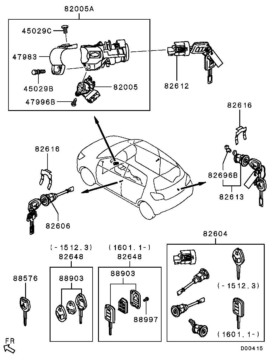 Cilindro de cerradura y llave