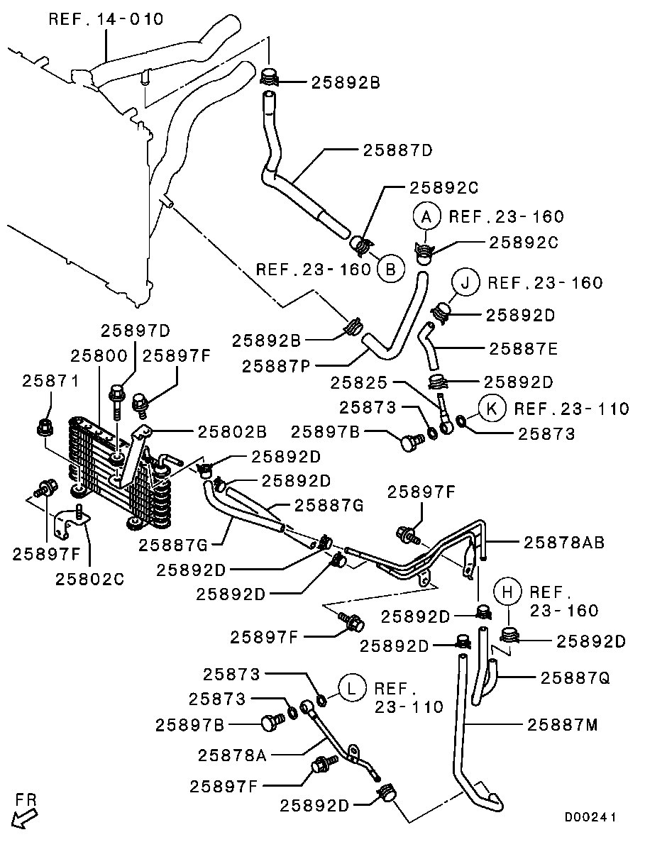 Transmission Oil Cooler & Tube