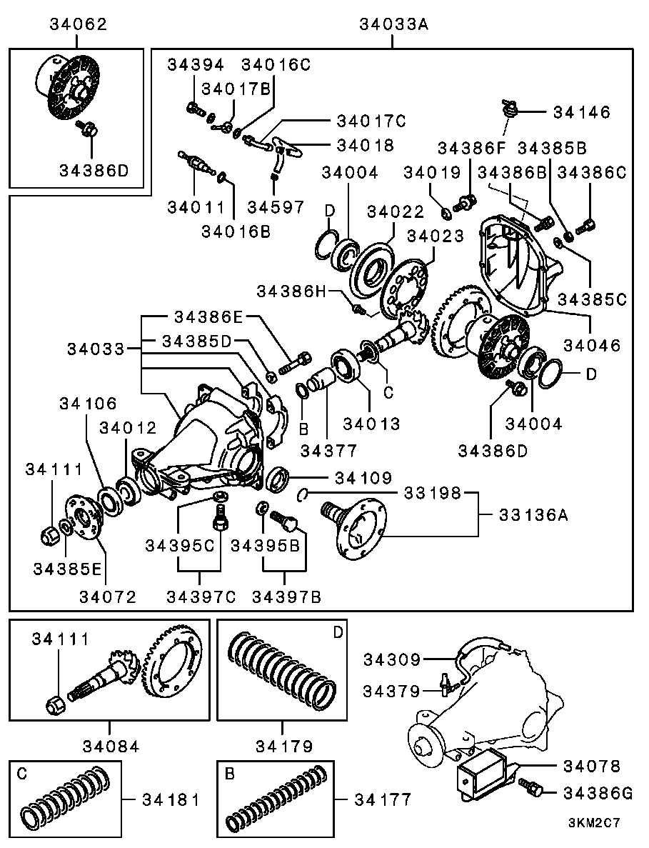 Rear Axle Differential