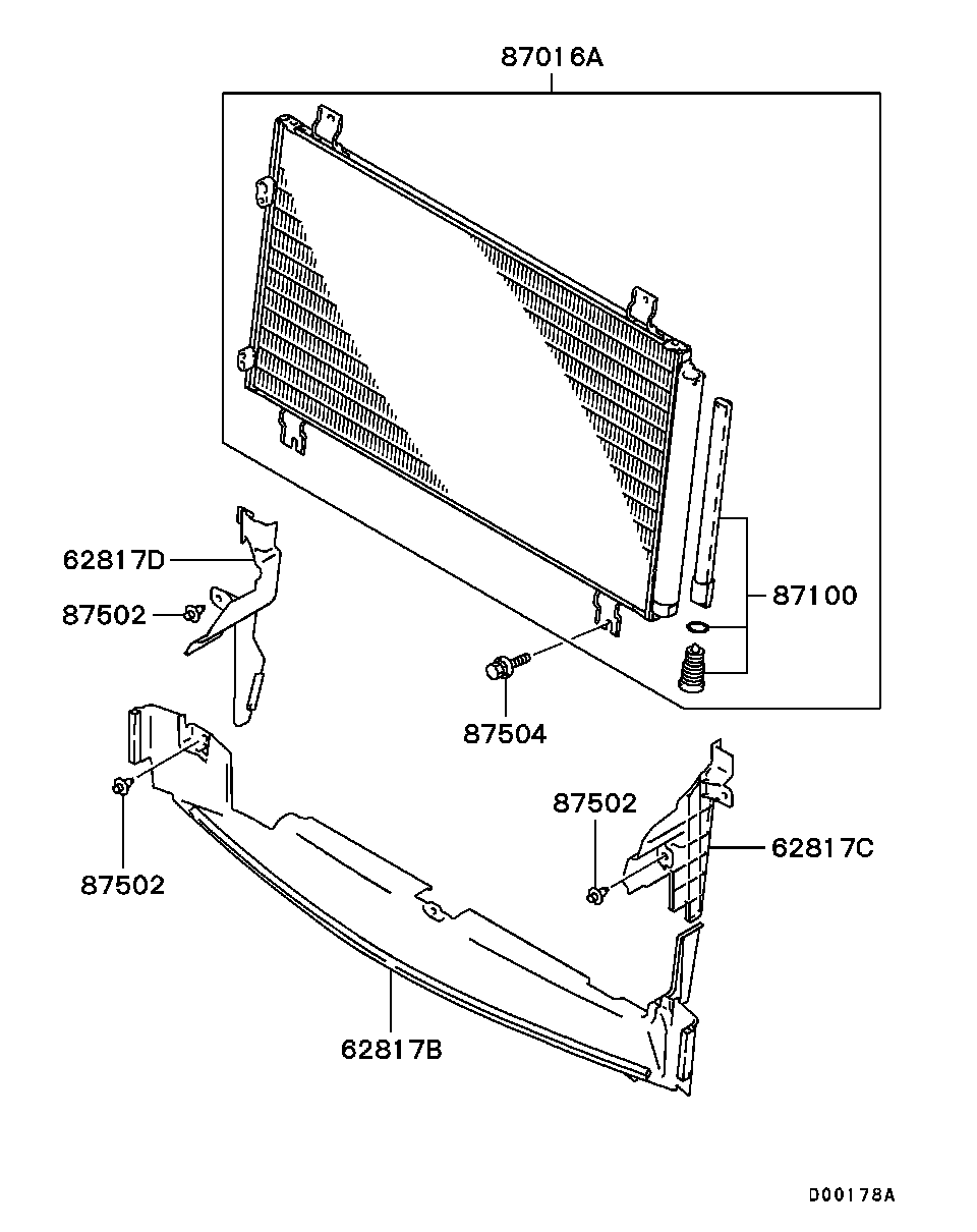 A/C Condenser, Piping