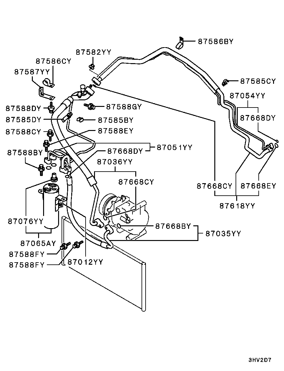 A/C Condenser Piping