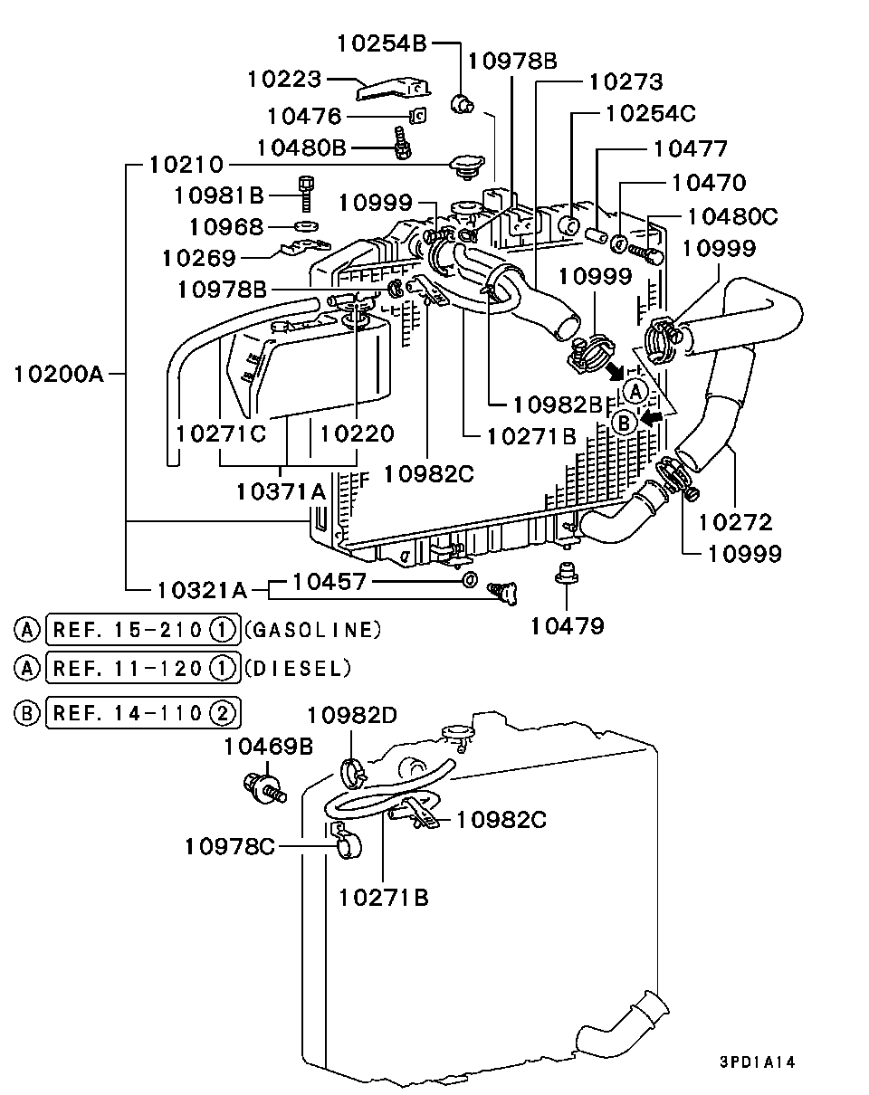 Radiator Hose Condenser Tank