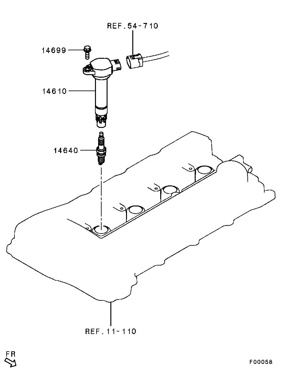 Spark Plug, Cable & Coil