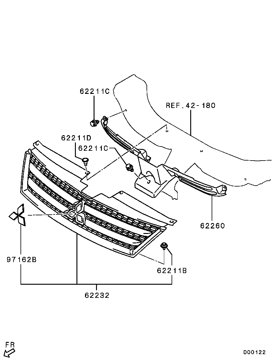 Radiator Grille Headlamp Bezel