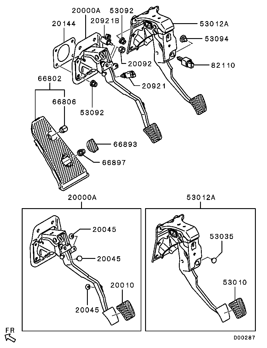 Brake & Clutch Pedal