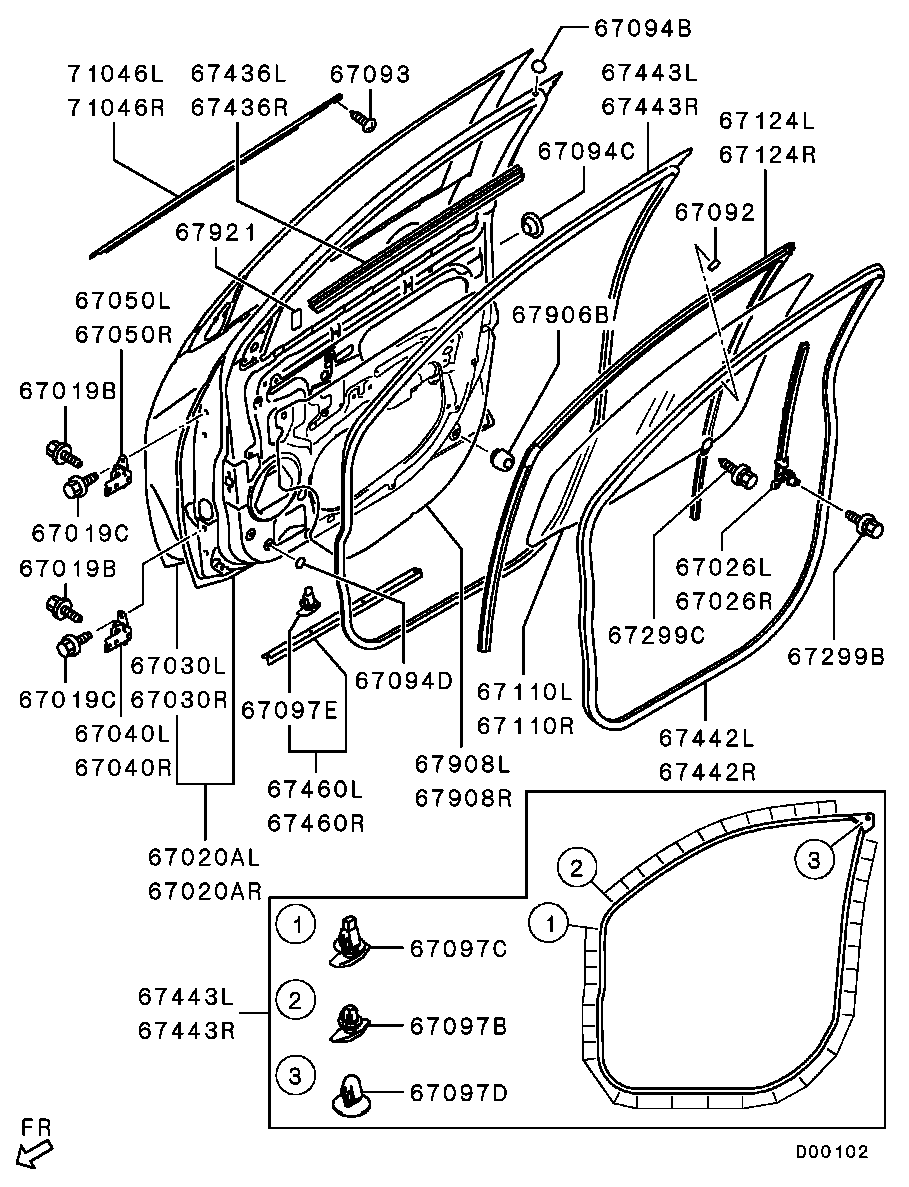 Front Door Panel & Glass
