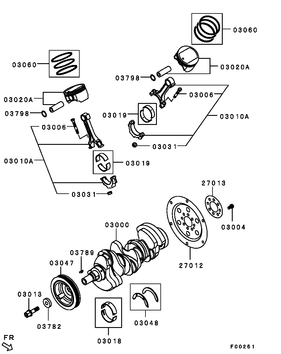Piston Crankshaft