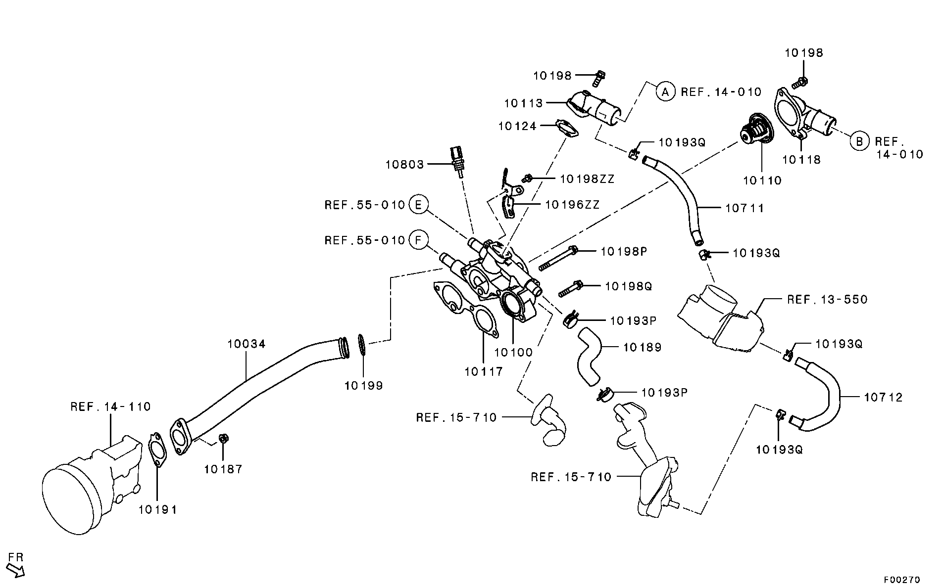 Water Pipe & Thermostat