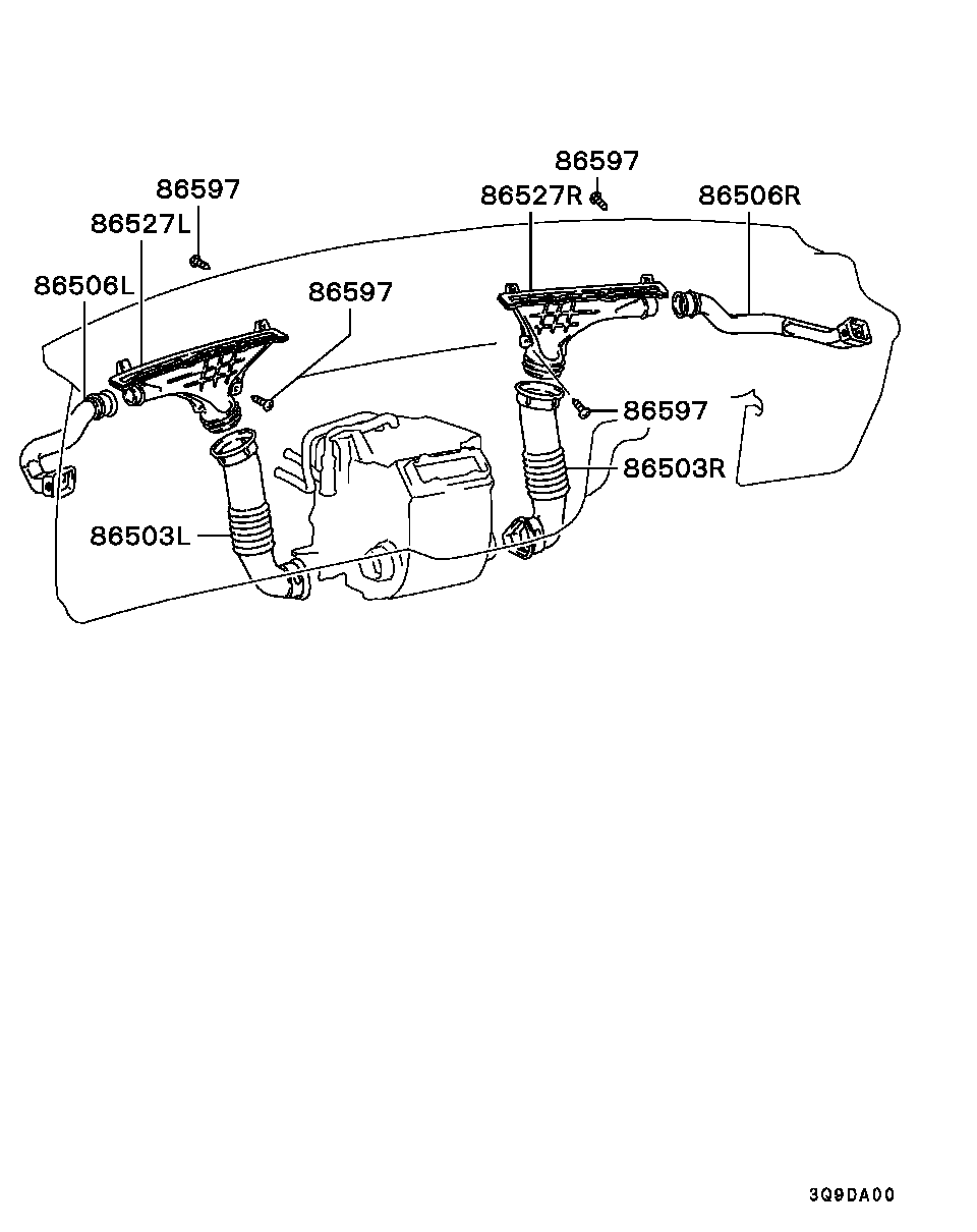 Defroster Nozzle Duct