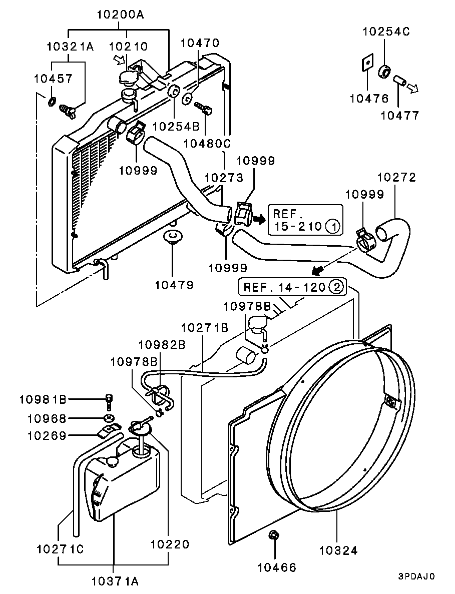 Radiator Hose Condenser Tank