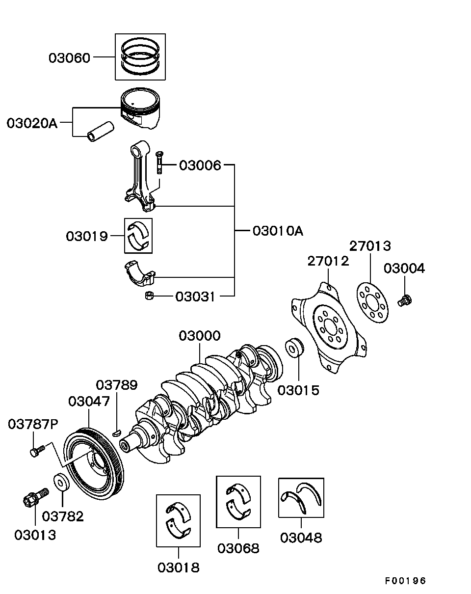 Piston Crankshaft