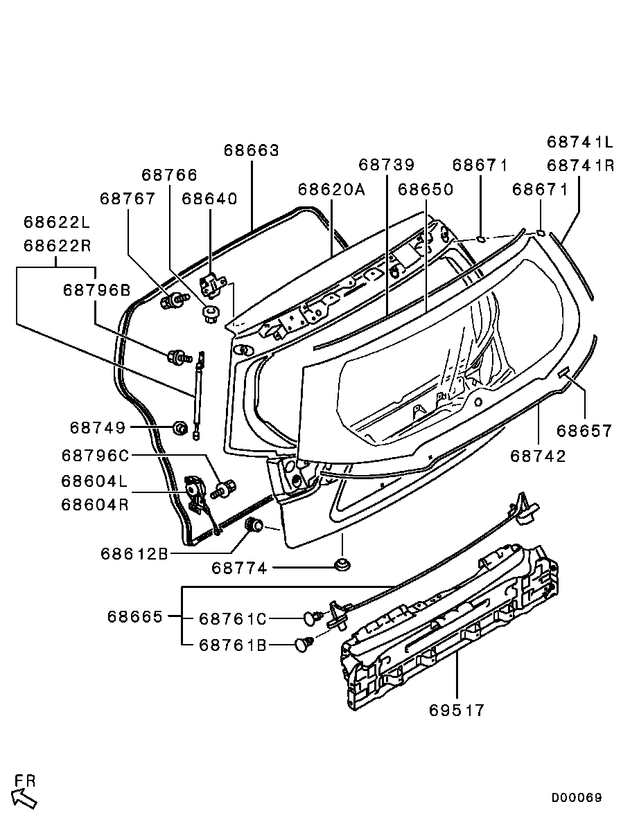 Tailgate Panel Glass