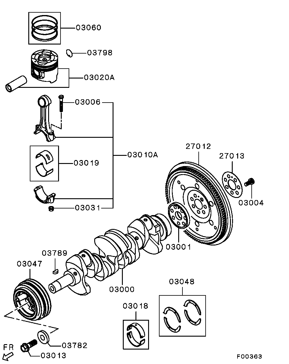 Piston Crankshaft