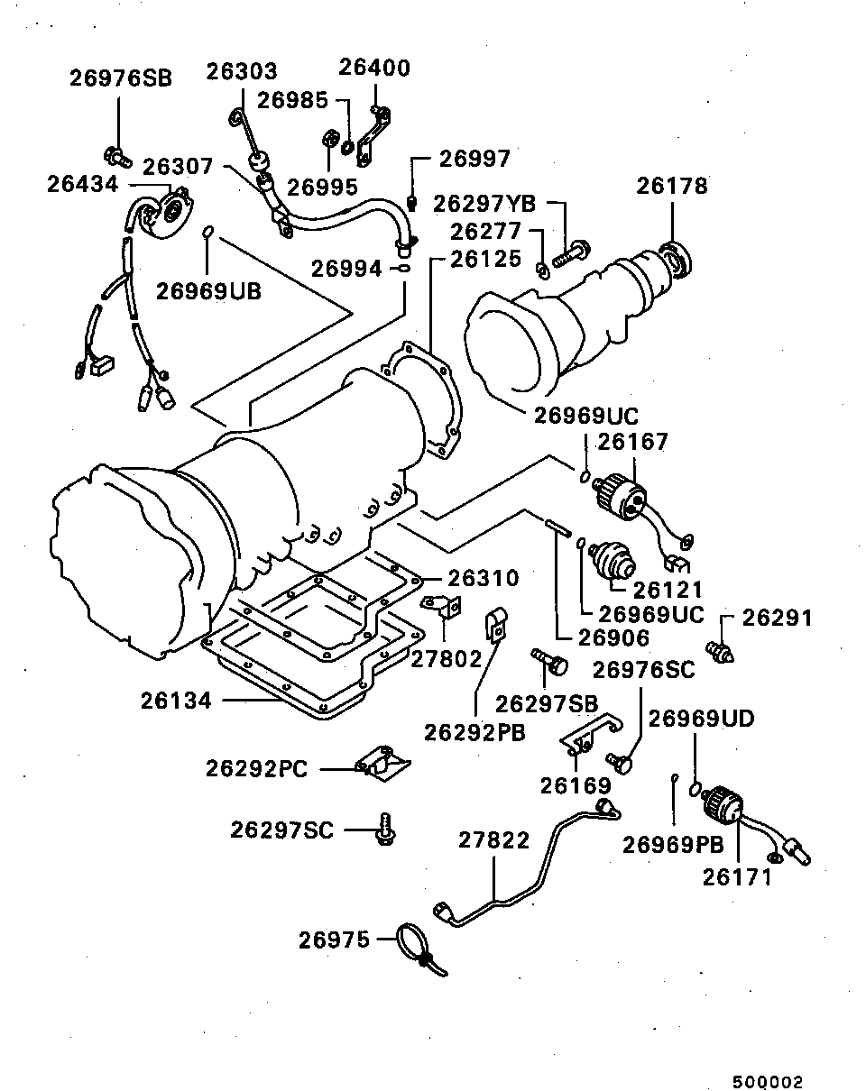 Transmission Casing & Other Parts
