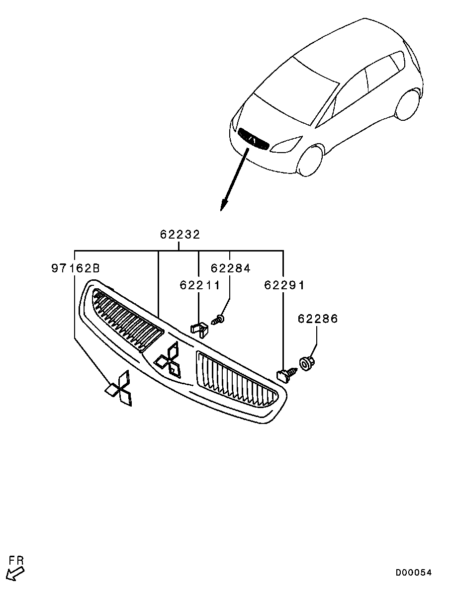 Radiator Grille Headlamp Bezel