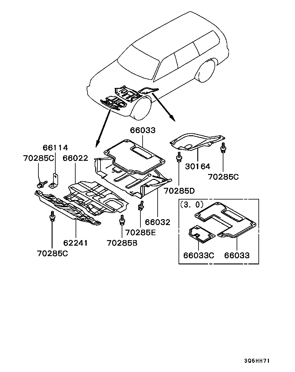Guardabarros, escudo y guardapiedras