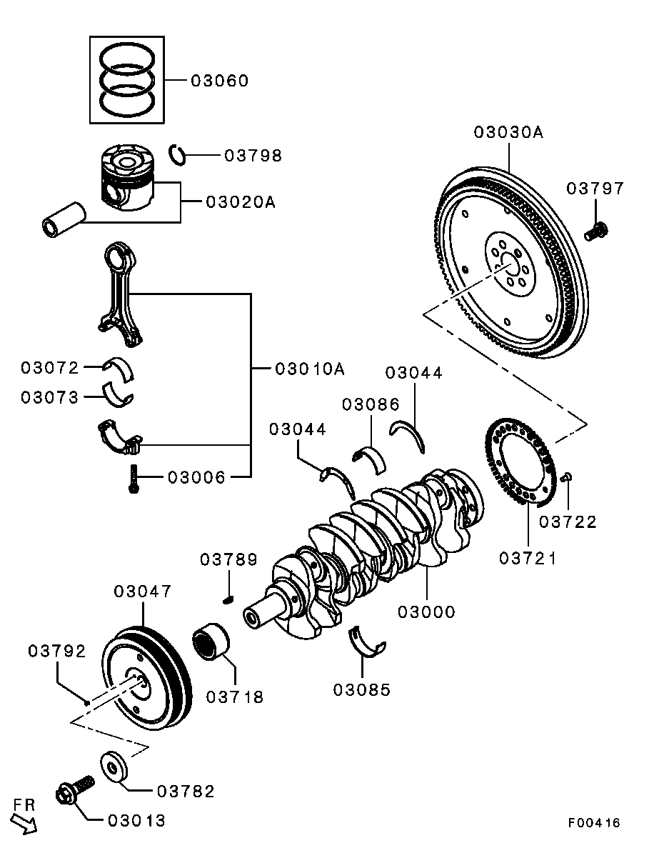 Piston Crankshaft