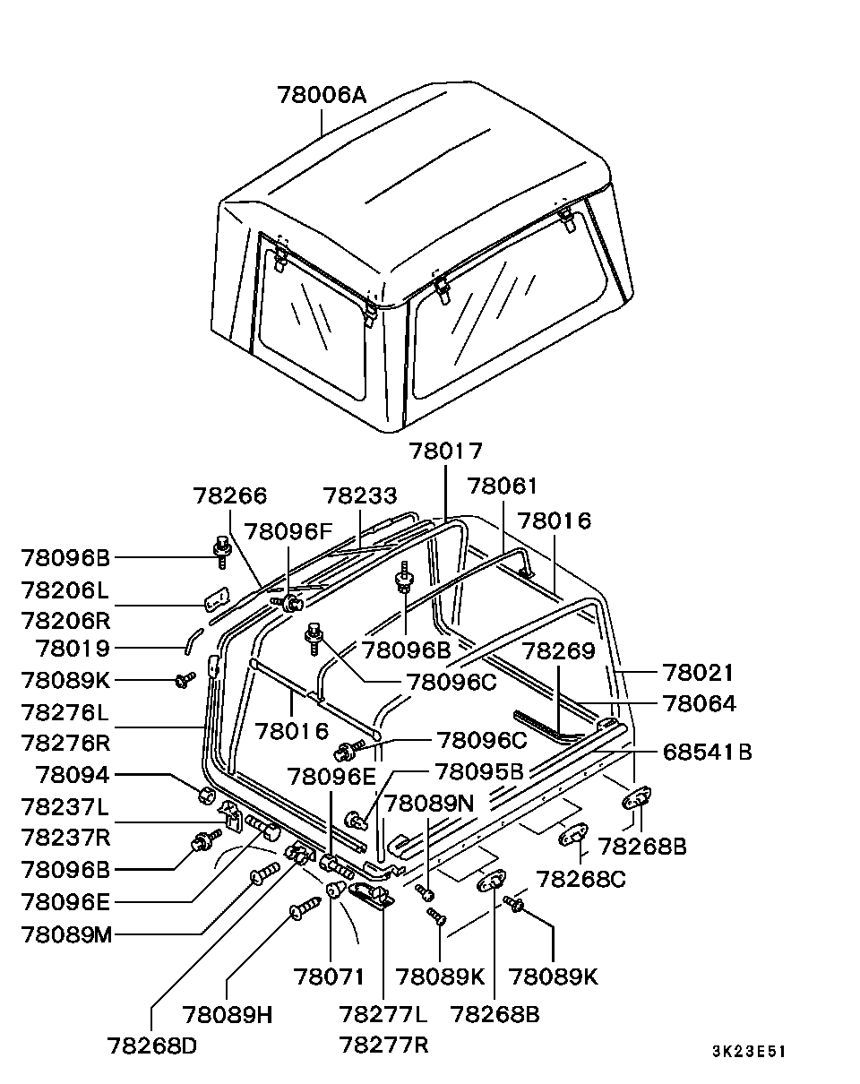 Tapa plegable
