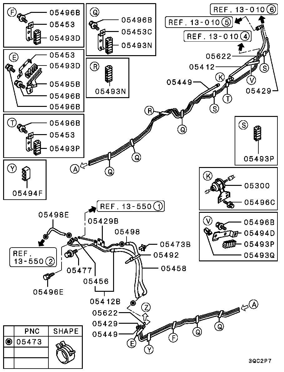 Control de gas de vapor de la línea de combustible