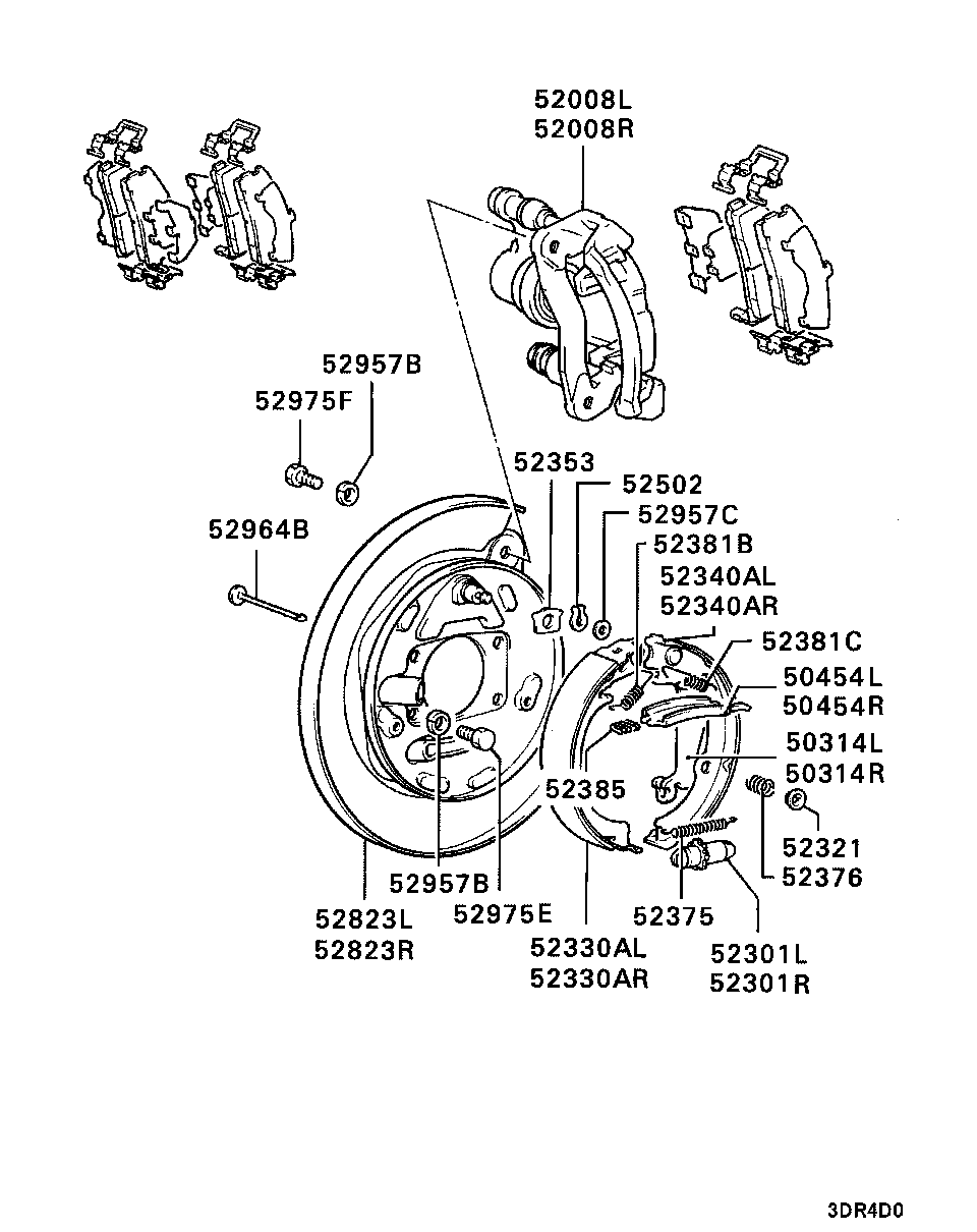 Freno de rueda trasera