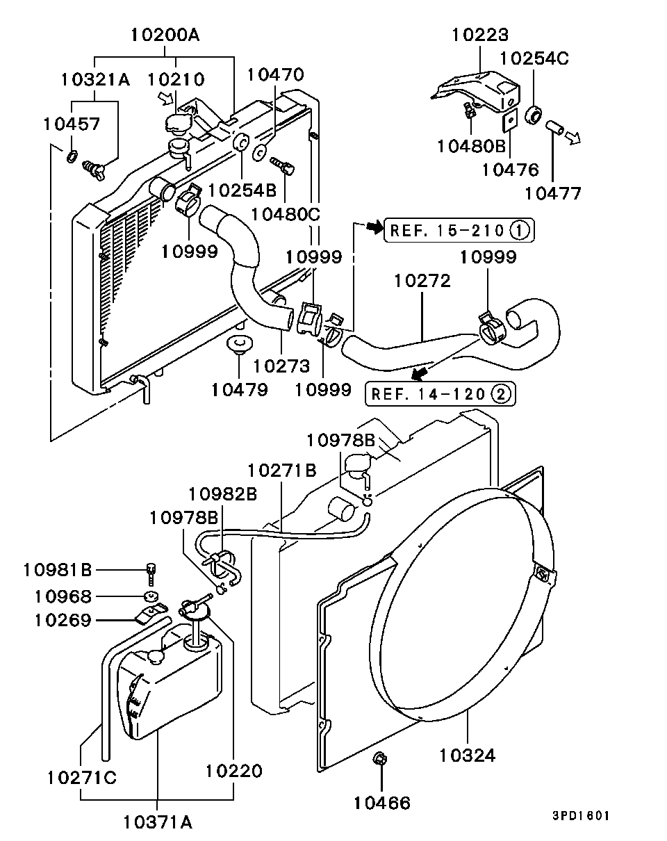 Radiator Hose Condenser Tank