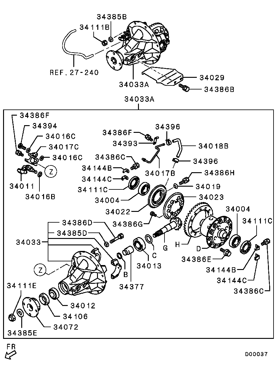 Rear Axle Differential