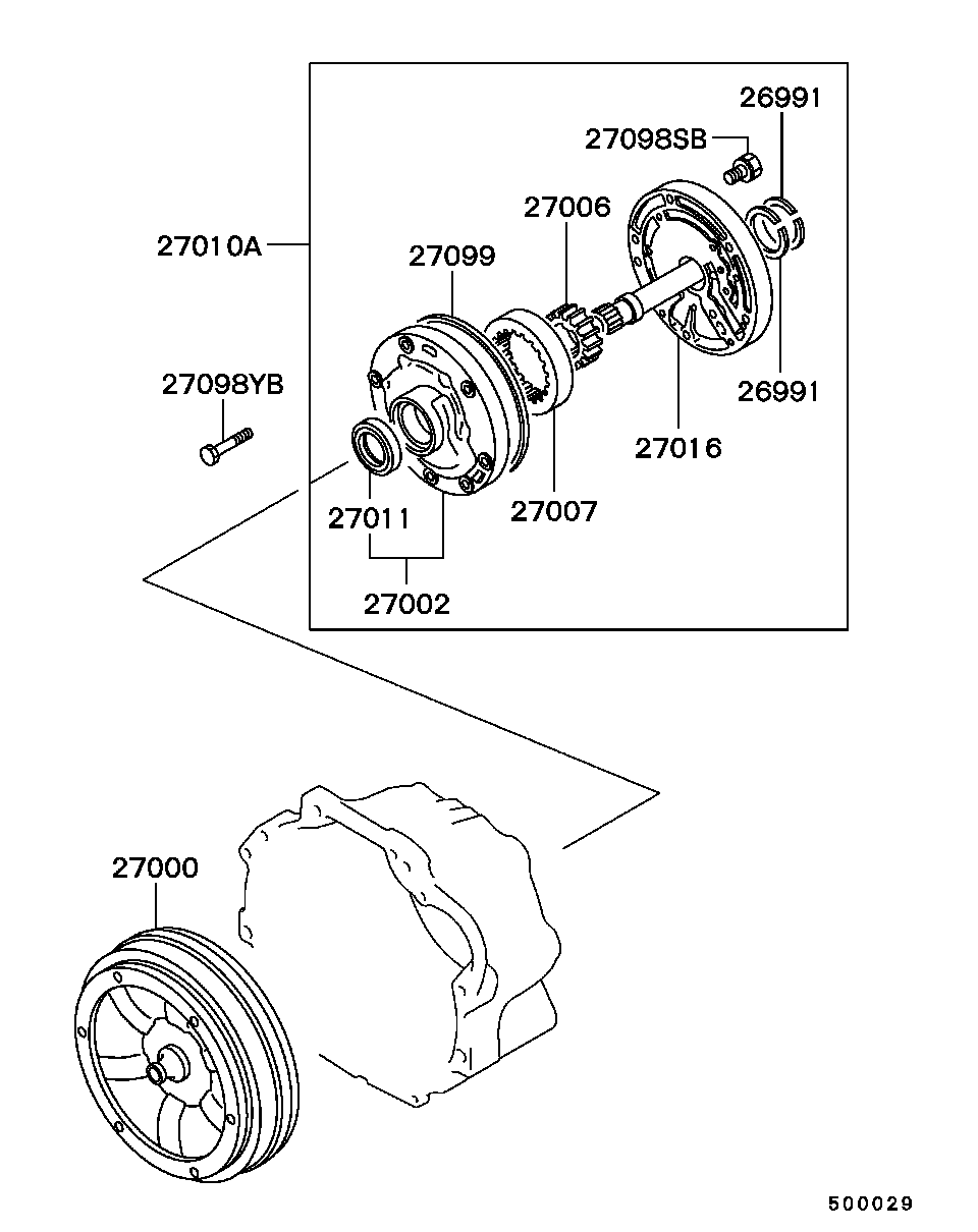 Transmission Torque Converter & Oil Pump