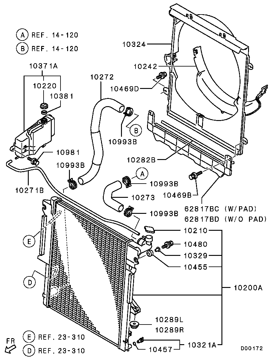 Radiator Hose Condenser Tank