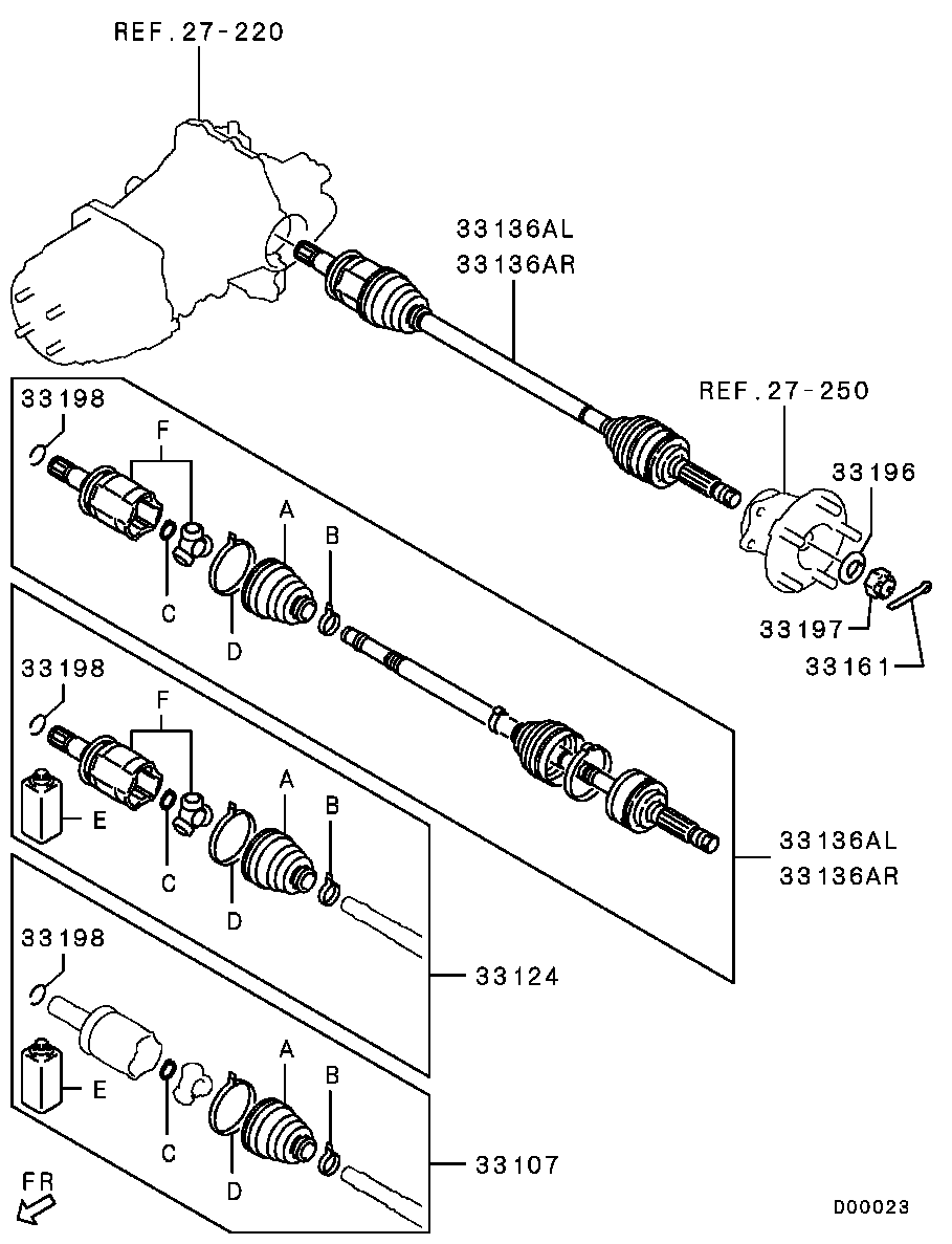 Rear Axle Drive Shaft