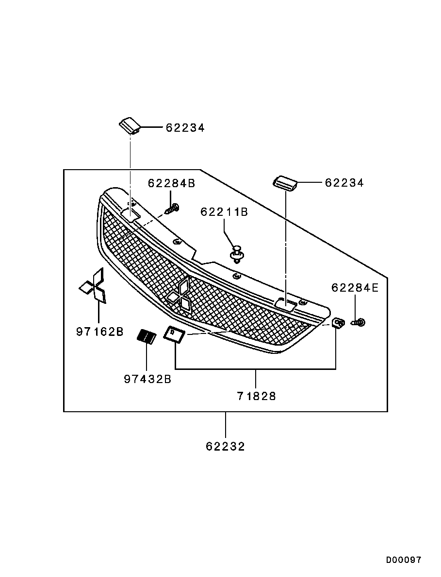 Radiator Grille Headlamp Bezel